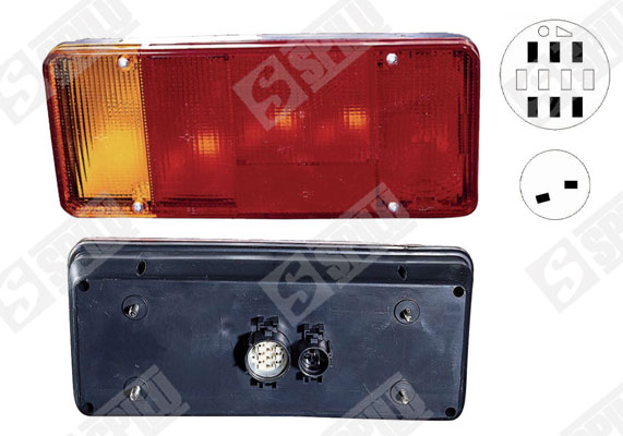 Achterlicht Spilu 490640