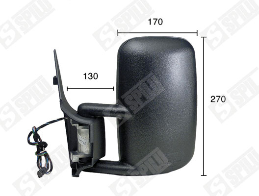 Buitenspiegel Spilu 51870