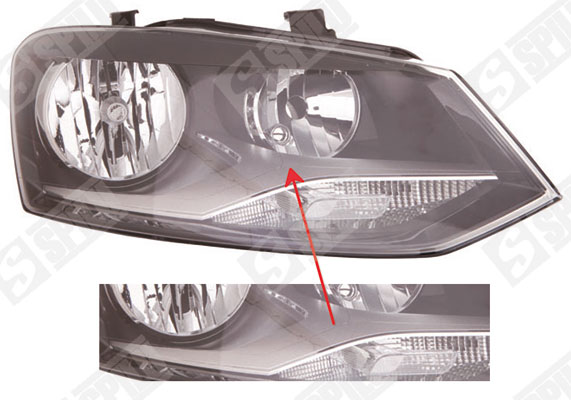 Koplamp Spilu 901024