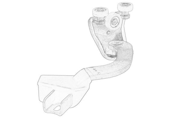 Rolgeleiding, schuifdeur Pacol IVE-DE-006