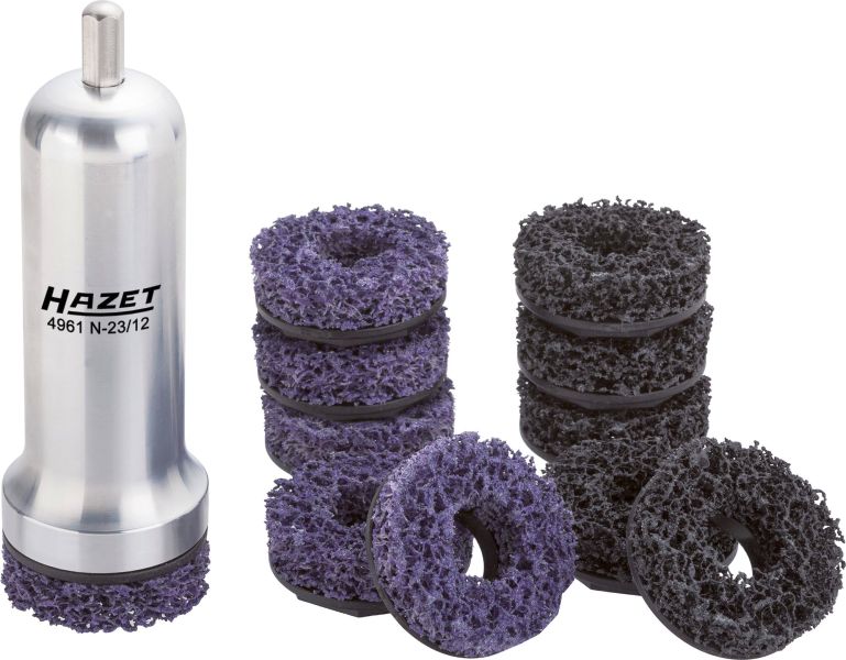 Reinigingsset wielnaaf Hazet 4961N-23/12