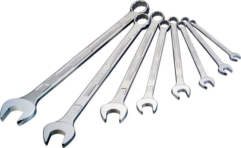 Set ring- / steeksleutel Hazet 600LG/8