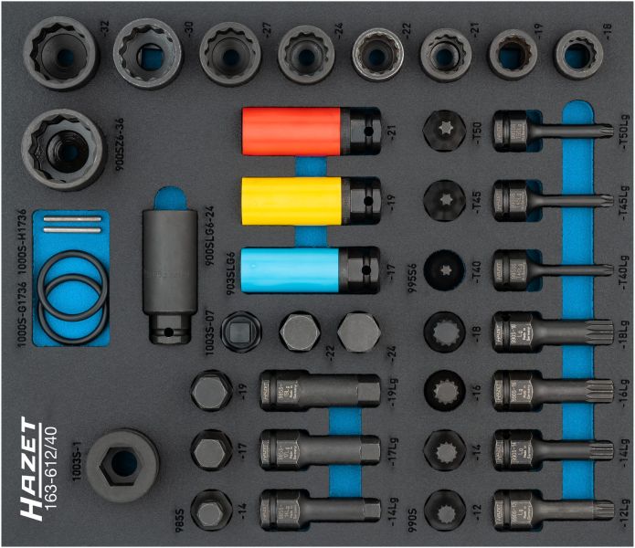 Kracht, dopsleutel Hazet 163-612/40