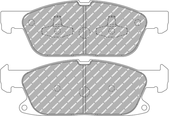 Remblokkenset, schijfrem Ferodo Racing FCP4930H