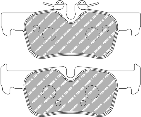Remblokkenset, schijfrem Ferodo Racing FCP4954H