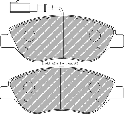 Remblokset Ferodo Racing FDS1468