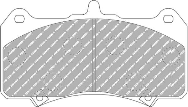 Remblokkenset, schijfrem Ferodo Racing FRP3147W