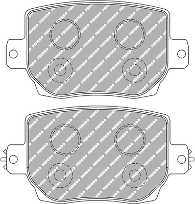 Remblokkenset, schijfrem Ferodo Racing FRP3162H