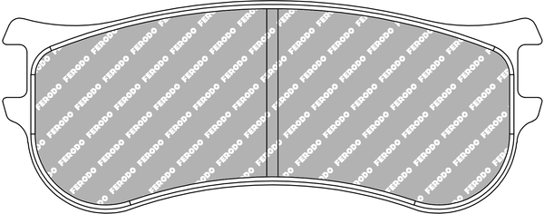 Remblokkenset, schijfrem Ferodo Racing FRP3163G