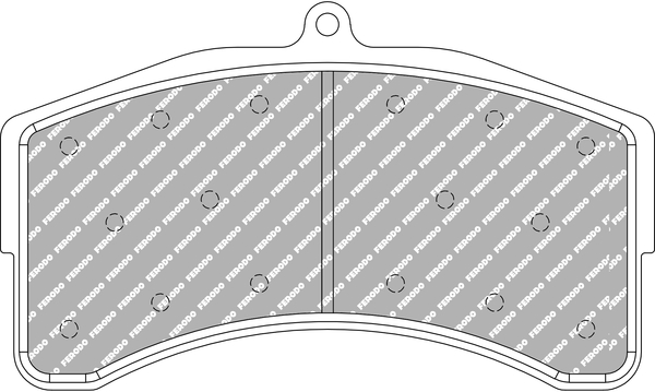 Remblokkenset, schijfrem Ferodo Racing FRP3165GB