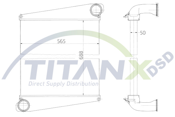 Interkoeler Titanx IX129003