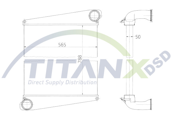 Interkoeler Titanx IX129005