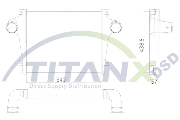 Interkoeler Titanx IX159004