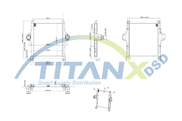 Interkoeler Titanx IX159007