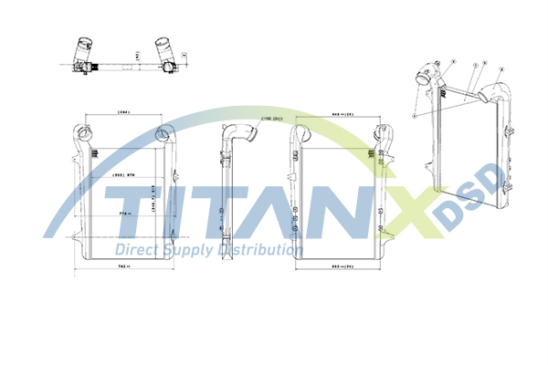 Interkoeler Titanx IX179001