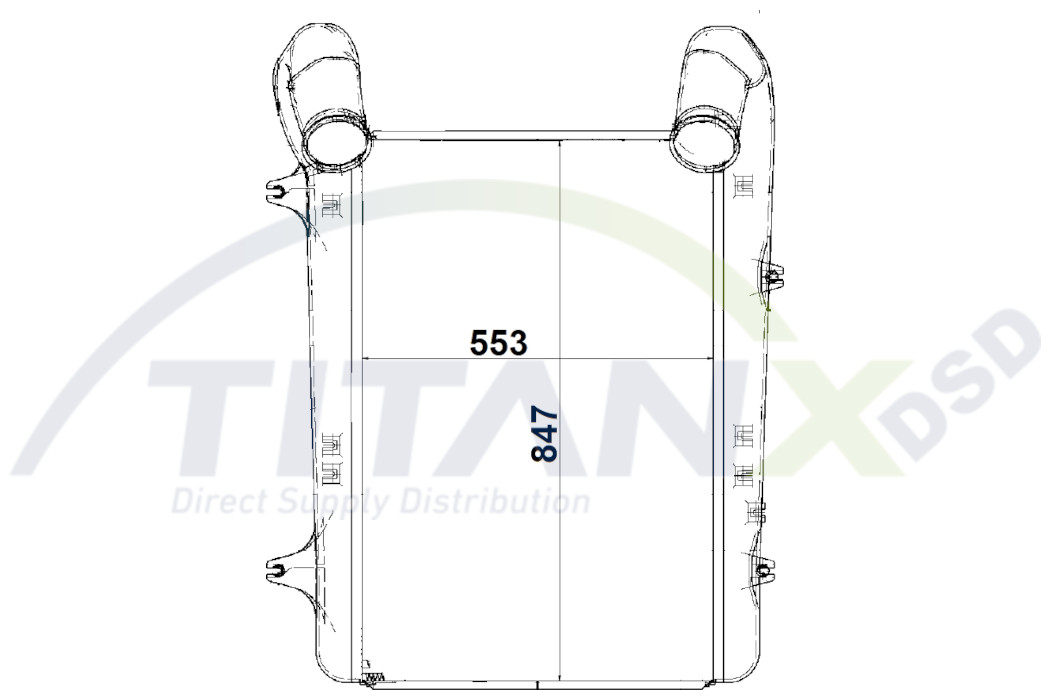 Interkoeler Titanx IX179002