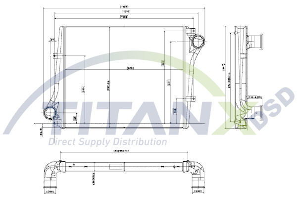 Interkoeler Titanx IX609003