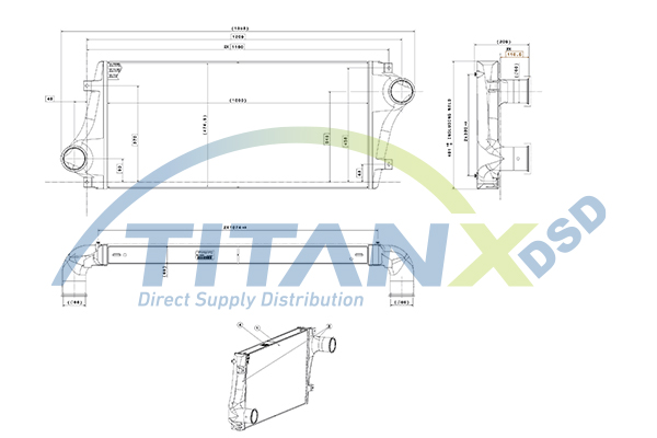 Interkoeler Titanx IX609004