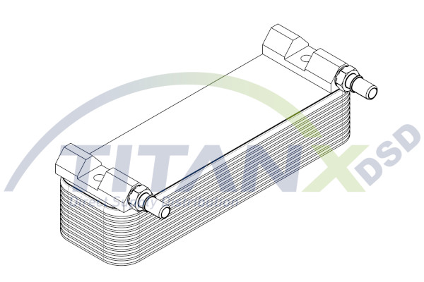 Oliekoeler motorolie Titanx OX129016