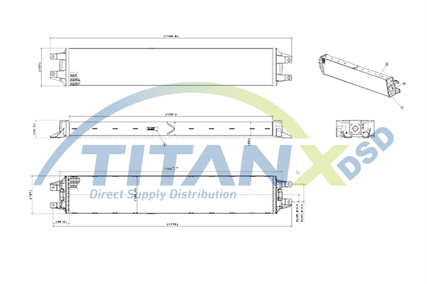Oliekoeler motorolie Titanx OX609002