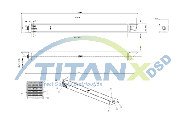 Oliekoeler motorolie Titanx OX609003