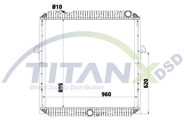 Radiateur Titanx RX119020