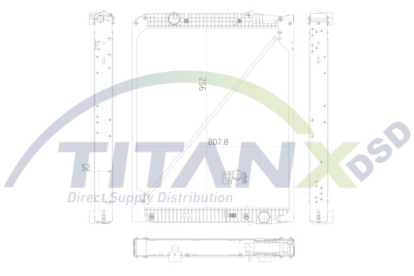 Radiateur Titanx RX119001