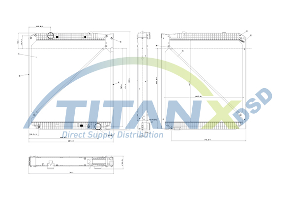 Radiateur Titanx RX119002