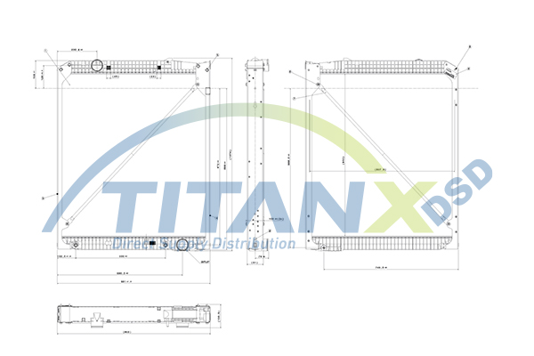 Radiateur Titanx RX119003