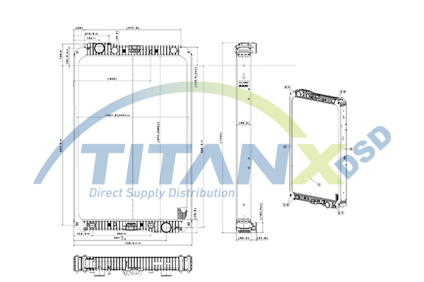Radiateur Titanx RX119009