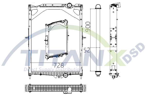 Radiateur Titanx RX129003