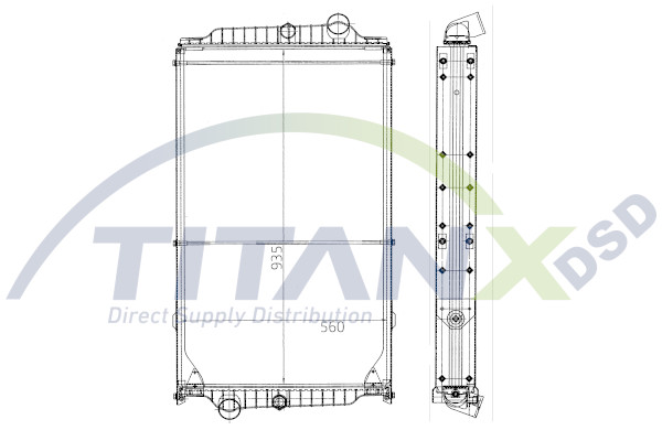 Radiateur Titanx RX129006