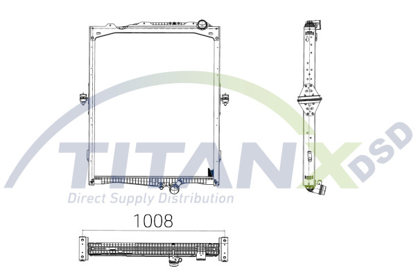 Radiateur Titanx RX129010