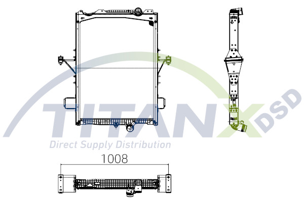 Radiateur Titanx RX129011