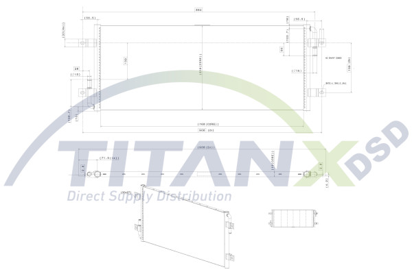 Radiateur Titanx RX129013