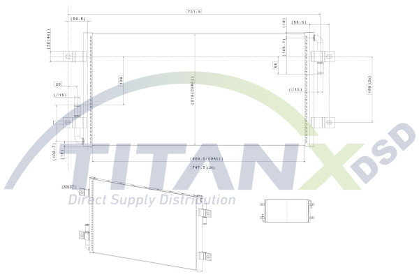 Radiateur Titanx RX129014