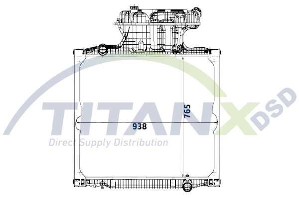 Radiateur Titanx RX139001