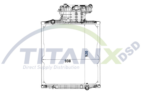 Radiateur Titanx RX139004
