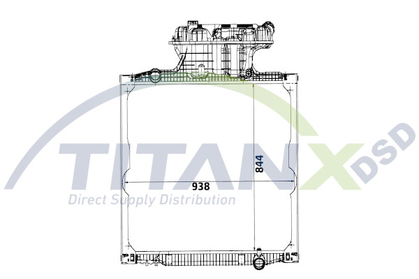 Radiateur Titanx RX139005