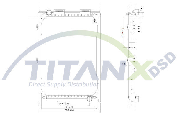 Radiateur Titanx RX139006