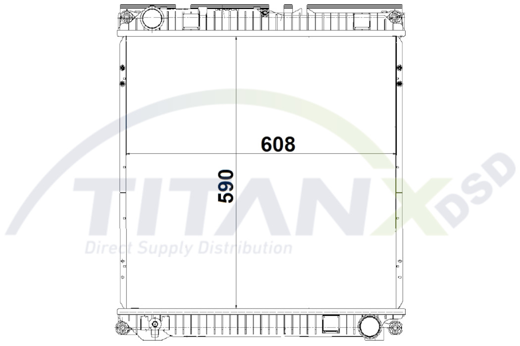 Radiateur Titanx RX139016