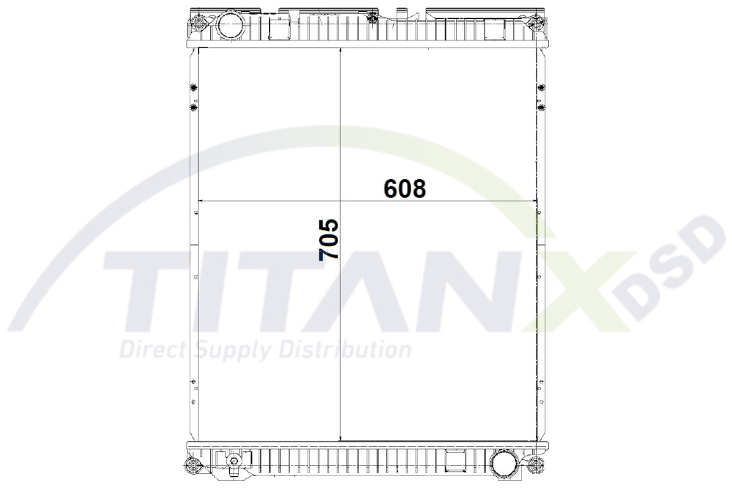Radiateur Titanx RX139017