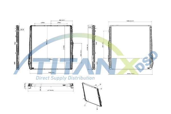 Radiateur Titanx RX149005