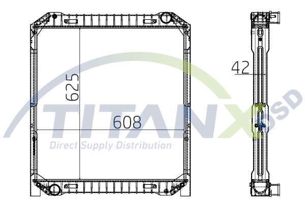 Radiateur Titanx RX159004