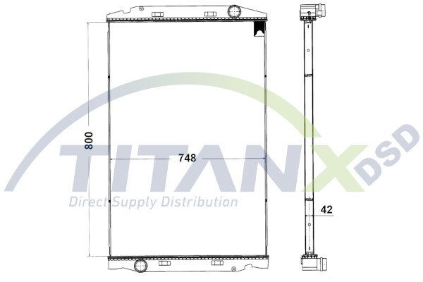 Radiateur Titanx RX159006