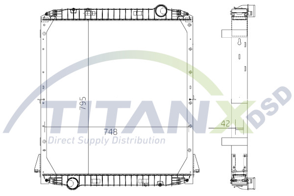 Radiateur Titanx RX159011
