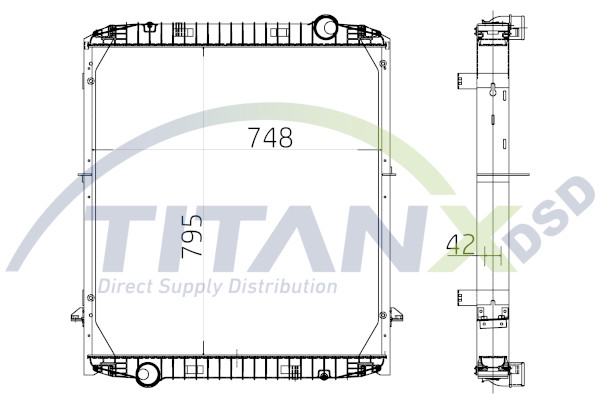 Radiateur Titanx RX159017
