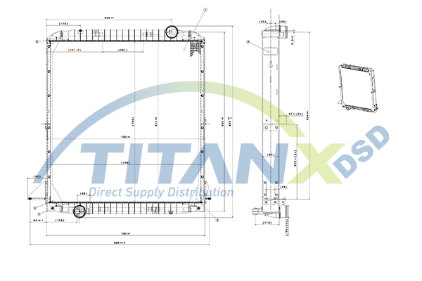 Radiateur Titanx RX159018