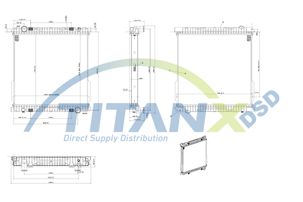Radiateur Titanx RX159032