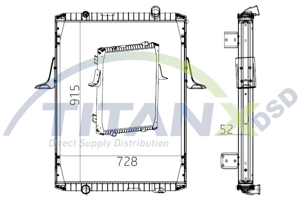 Radiateur Titanx RX169005